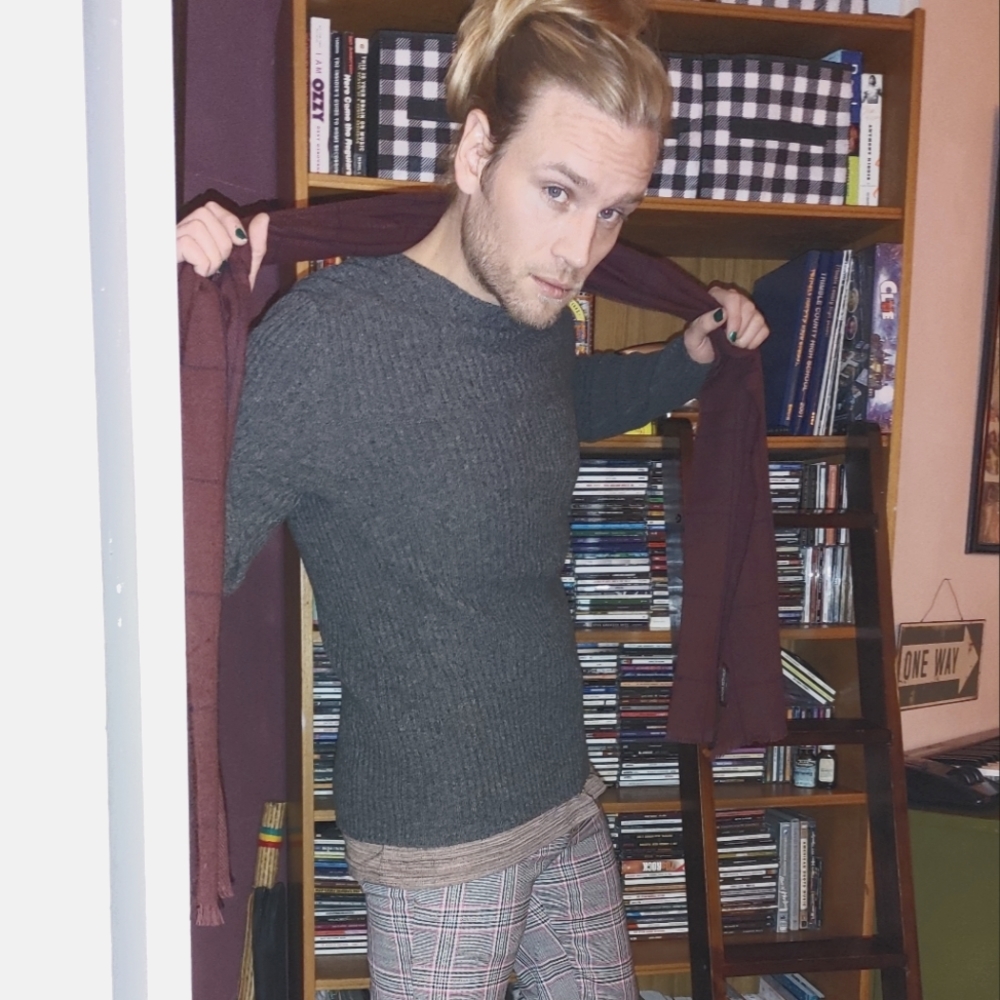Ribbed Express Muscle Sweater